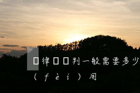 請律師談判一般需要多少錢(律師代理談判費(fèi)用)