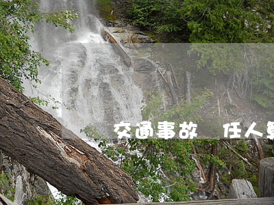謊報交通事故責任人算犯罪嗎
