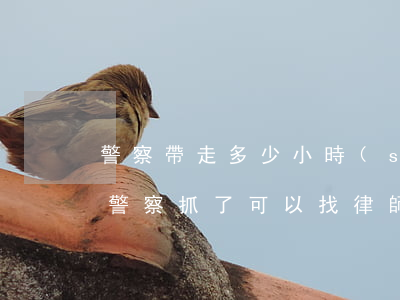 警察帶走多少小時(shí)可以找律師(被警察抓了可以找律師嗎)