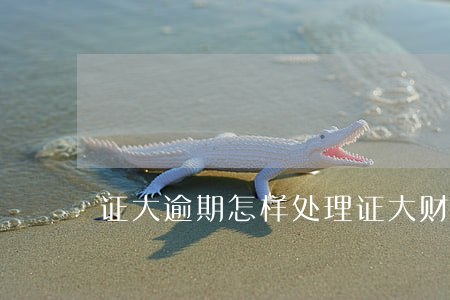 证大逾期怎样处理 证大财富逾期3个月了