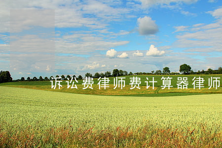 诉讼费律师费计算器(律师费收费标准计算器)