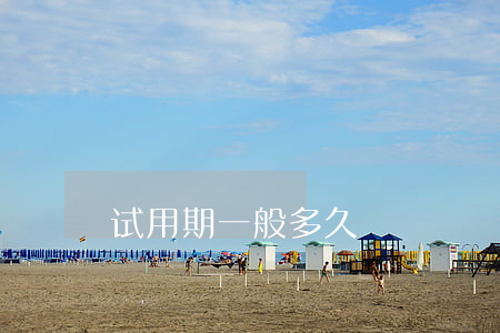 试用期一般多久