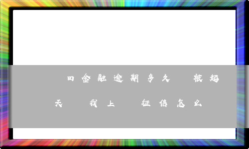 豐田金融逾期多久會被起訴(豐田金融逾期1天給我上報征信怎么辦)