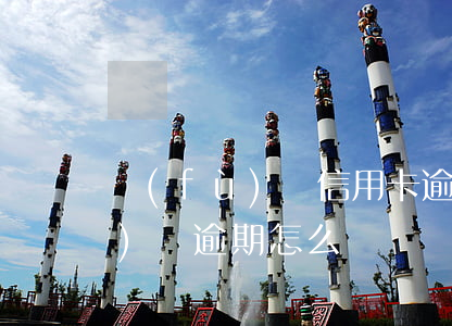 負(fù)債信用卡逾期怎么處理(負(fù)債逾期怎么辦)