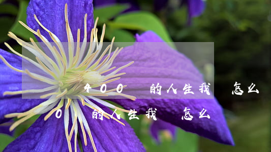 負債400萬的人生我該怎么辦-負債200萬的人生我該怎么辦