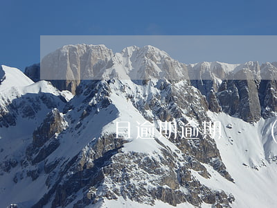 負債且逾期(逾期債務(wù)問題)