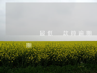 負債最低還款算逾期嗎(每月還最低還款算逾期嗎)