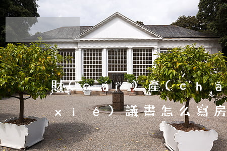 財(cái)產(chǎn)贈與繼承協(xié)議書怎么寫(房屋贈與與繼承協(xié)議書怎么寫)