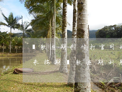 貨款逾期未付打官司利息怎么算(法院判決后未按期還款逾期利息怎么計(jì)算)