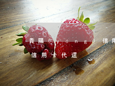 貴陽(yáng)信用卡(貴陽(yáng)信用卡代還)