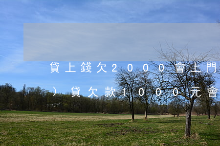 貸上錢欠2000會上門嗎 6(網(wǎng)貸欠款1000元會上門嗎)
