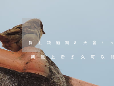 貸上錢逾期8天會(huì)怎么樣(貸款逾期還上后,多久可以貸款)