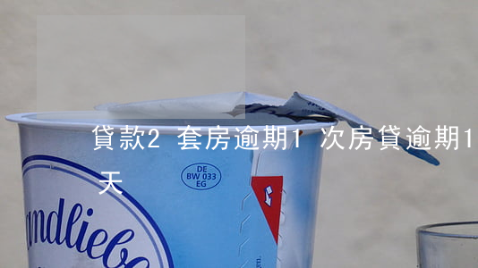 貸款2套房逾期1次(房貸逾期12次每次1天)
