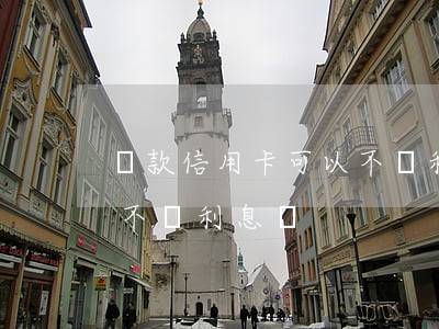 貸款信用卡可以不還利息嗎(貸款信用卡可以不還利息嗎)