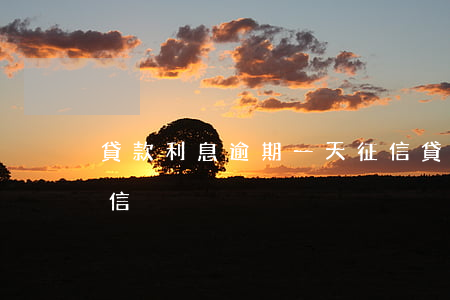 貸款利息逾期一天征信(貸款利息逾期一天征信)