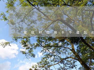 貸款和信用卡不還怎么辦(如果銀行信用貸還不了怎么辦)