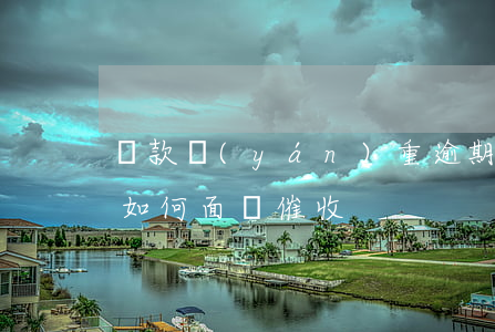 貸款嚴(yán)重逾期上門催收(貸款逾期如何面對催收)