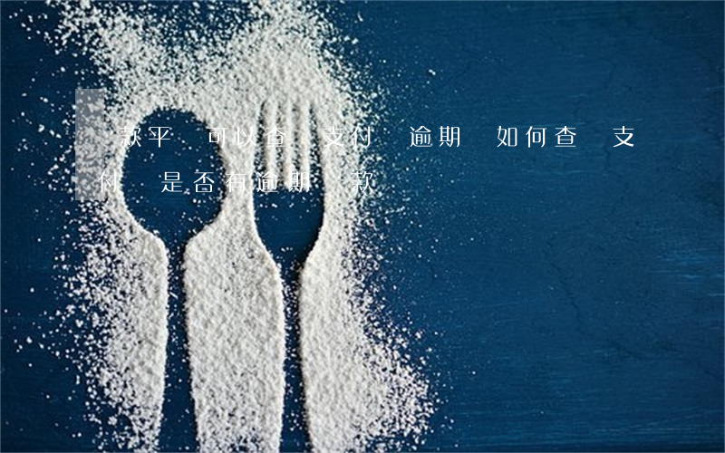 貸款平臺可以查詢支付寶逾期嗎(如何查詢支付寶是否有逾期還款?)