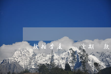 貸款按季度歸還逾期(貸款逾期未還)
