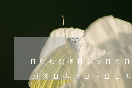 貸款收到律師函但無力償還怎么辦-貸款收到律師函但無力償還怎么辦呢