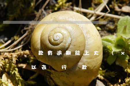 貸款有逾期能上大學(xué)嗎(有逾期可以去銀行貸款嗎)