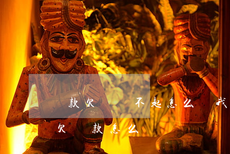 貸款欠錢還不起怎么辦（我現(xiàn)在欠貸款怎么辦）