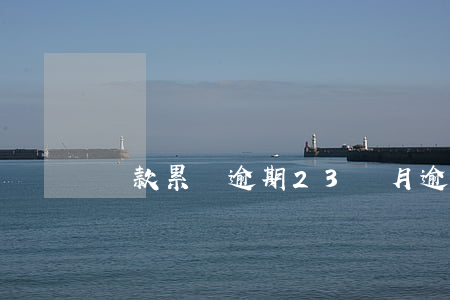 貸款累計逾期23個月(逾期十幾次貸款成功)