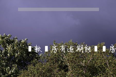 貸款買房有逾期能賣嗎(房貸逾期還能賣房嗎)