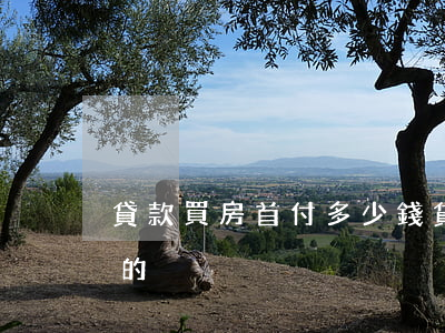貸款買房首付多少錢（貸款買房的流程是怎樣的）