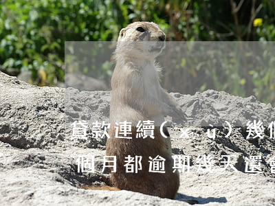 貸款連續(xù)幾個月都逾期(銀行貸款每個月都逾期幾天還會怎么樣)