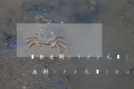 貸款逾期1300元會(huì)被起訴嗎（逾期150元會(huì)被起訴嗎）