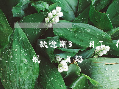 貸款逾期3個月了銀行多久起訴 貸款逾期一般幾個月起訴