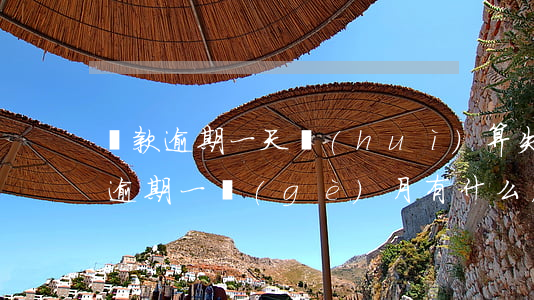 貸款逾期一天會(huì)算失信(信用貸款逾期一個(gè)月有什么后果)