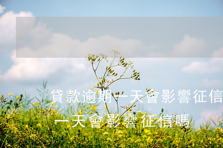 貸款逾期一天會影響征信(銀行貸款還款逾期一天會影響征信嗎)