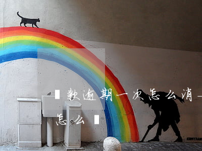 貸款逾期一次怎么消-貸款不小心逾期一次怎么辦
