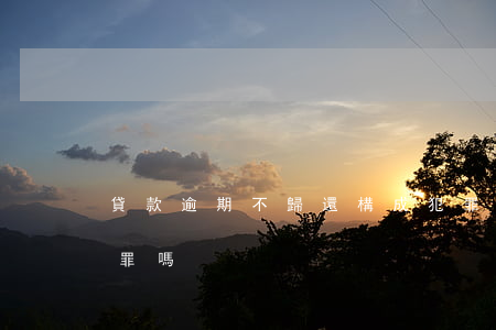 貸款逾期不歸還構成犯罪(貸款逾期算刑事犯罪嗎)