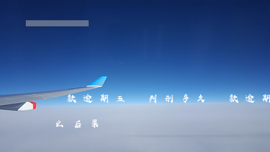 貸款逾期五萬判刑多久(貸款逾期5年了是什么后果)
