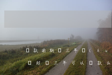 貸款逾期兩三年會(huì)坐牢嗎(逾期記錄超過三年可以貸款么)