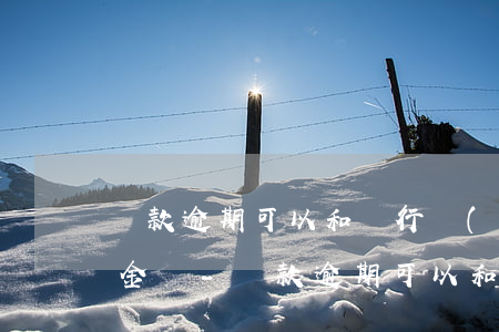 貸款逾期可以和銀行協(xié)商只還本金嗎-貸款逾期可以和銀行協(xié)商只還本金嗎