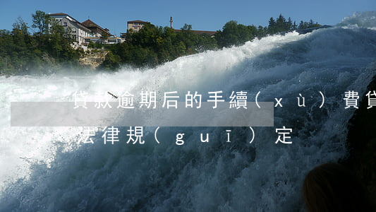 貸款逾期后的手續(xù)費(貸款逾期費用法律規(guī)定)