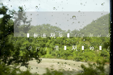 貸款逾期后轉(zhuǎn)移資產(chǎn)(借貸期間的財(cái)產(chǎn)轉(zhuǎn)移)