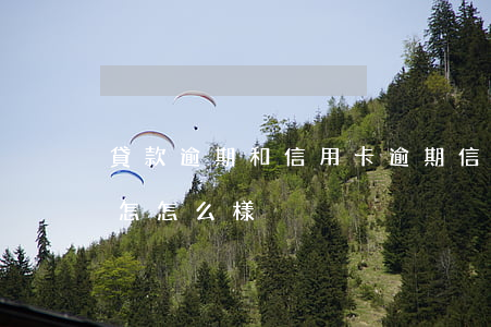 貸款逾期和信用卡逾期（信用卡還款谷逾期會怎怎么樣）