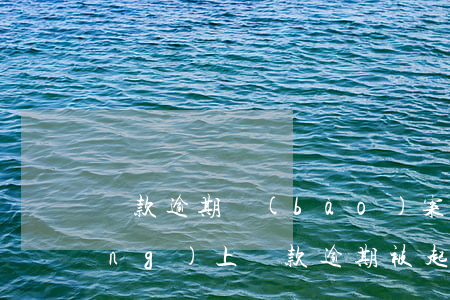 貸款逾期報(bào)案后怎么辦(網(wǎng)上貸款逾期被起訴了怎么辦)