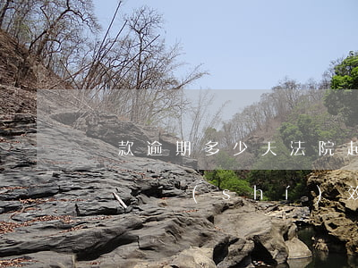 貸款逾期多少天法院起訴(貸款逾期多久失去訴訟時(shí)效)