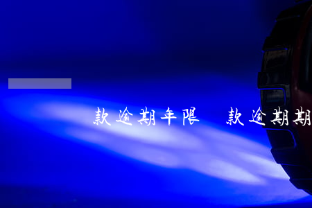 貸款逾期年限 貸款逾期期限