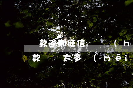 貸款逾期征信記錄會(huì)好嗎(征信借款記錄太多沒(méi)有逾期有什么影響)