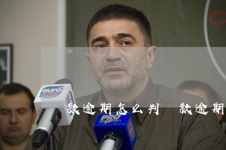 貸款逾期怎么判(貸款逾期怎么判)