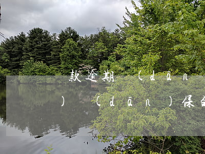 貸款逾期擔(dān)保人要承擔(dān)(擔(dān)保的貸款逾期,擔(dān)保人能貸款嗎)