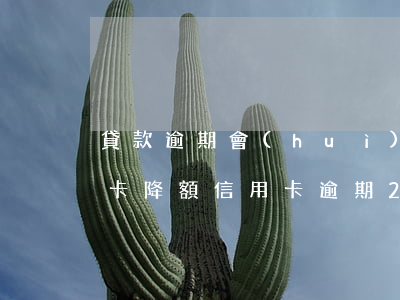 貸款逾期會(huì)導(dǎo)致信用卡降額（信用卡逾期2個(gè)月還款降額度）
