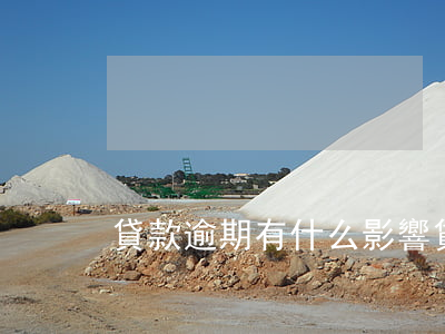 貸款逾期有什么影響(貸款逾期會有什么影響)